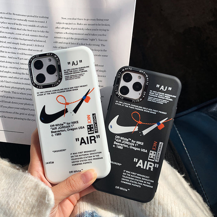 SPICEUP STUDIO | Limited Phone Case | Nike x Off White inspired Black