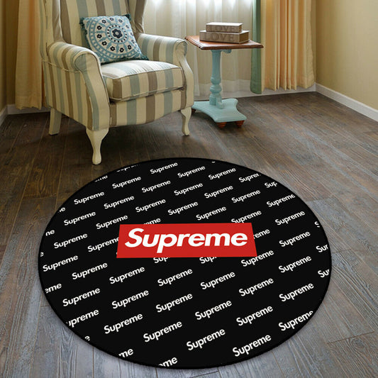 SPICEUP STUDIO | SU Trendy Round Area Rug 4 | Modern Living Room and Bedroom Carpet | Popular Social Media Style Rug