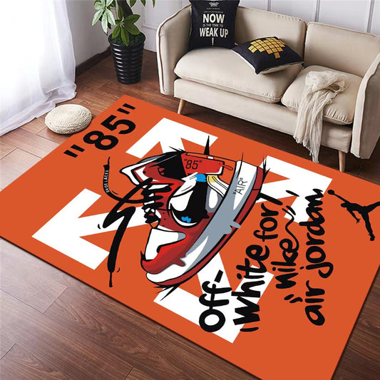 SPICEUP STUDIO | NK Trendy Bedroom Rug 1 | Creative Full-Coverage Carpet | Ins-Style Area Rug | Living Room and Entryway Mat