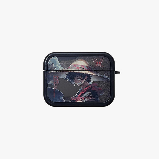 Limited AirPods Case | OP | Straw Hat Boy Black