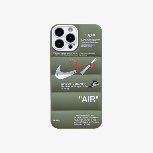 SPICEUP STUDIO | 3D Phone Case | Nike x Off White inspired Green