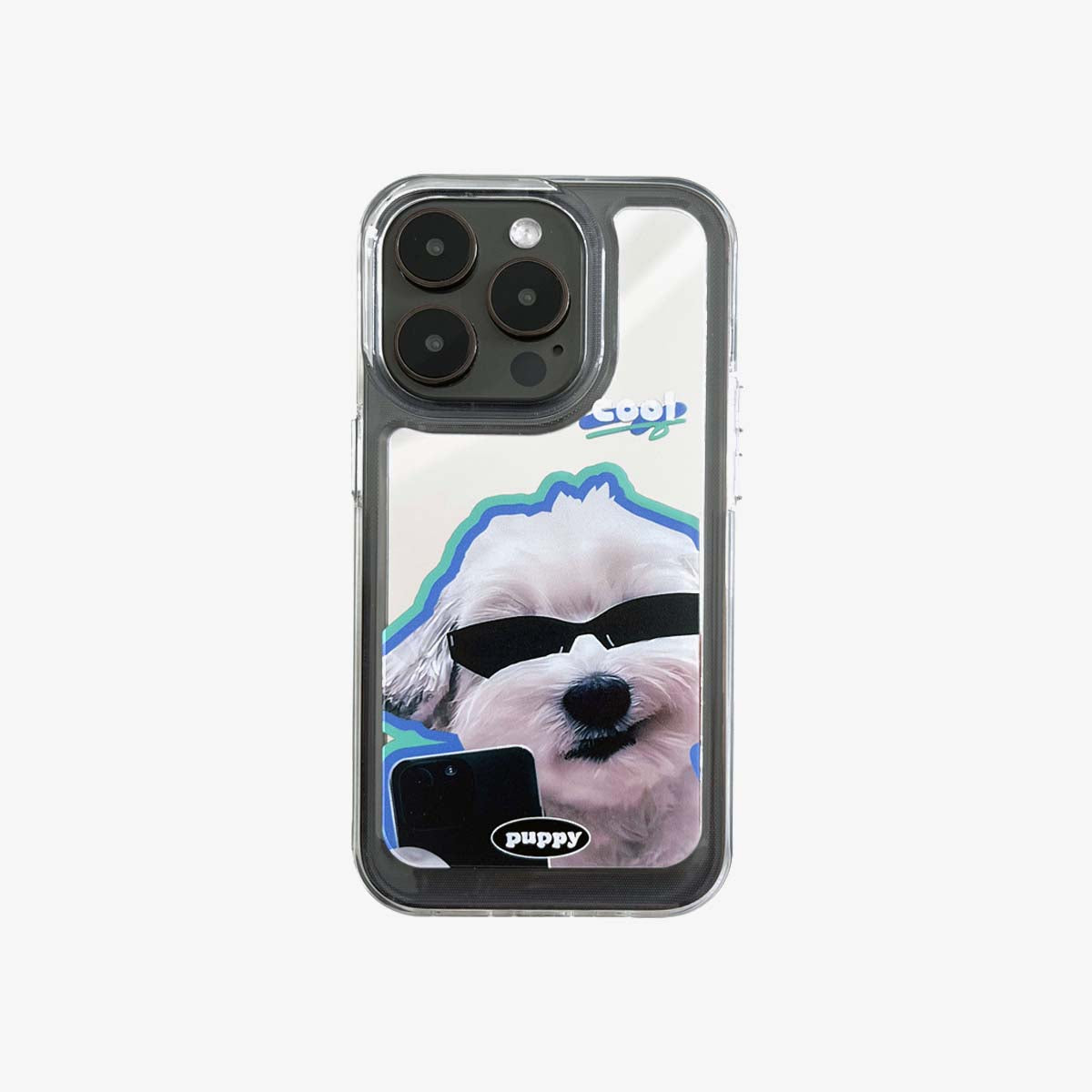 Mirror iPhone Case | Couple Dogs Self-Timer (Buy 2 and get 50% off one)