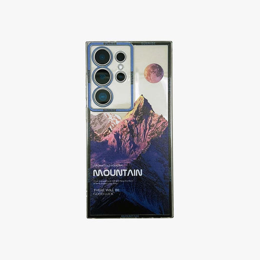 SALE | Galaxy Phone Case | Blue Snow Mountain