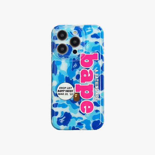 Limited Phone Case | APE Camo Blue