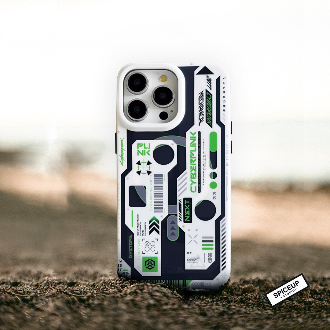 Magsafe Phone Case | Cyberpunk Green iPhone Case