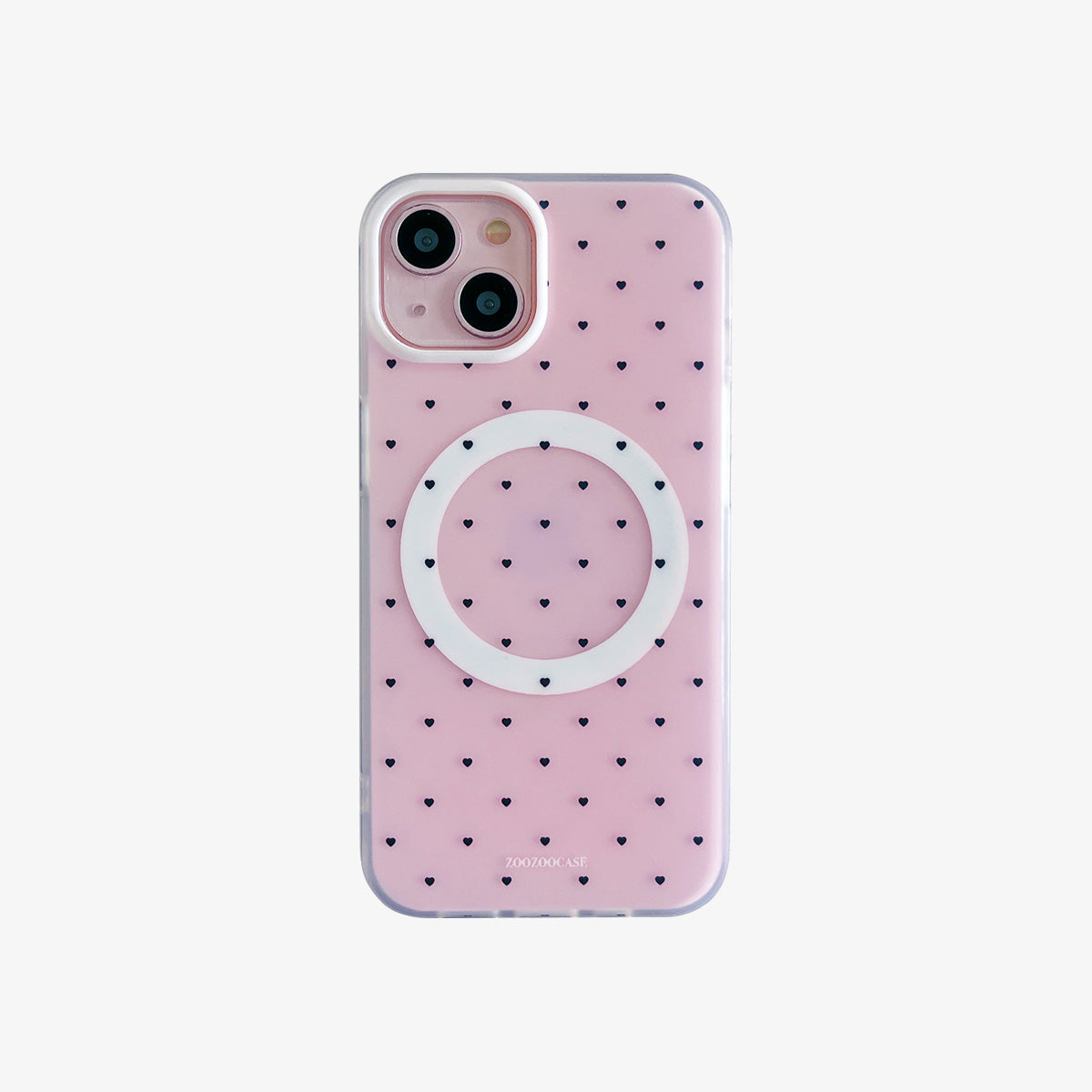 Magsafe Phone Case | Love Polka Dots Pink