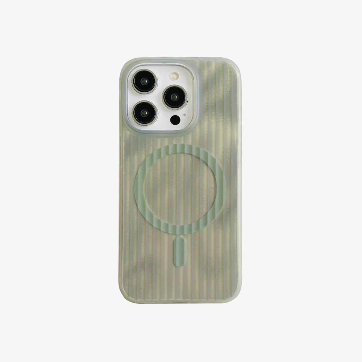 Magsafe Phone Case | Green Skinned Corrugated Effect iPhone Case