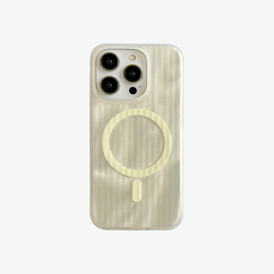 Magsafe Phone Case | Yellow Skinned Corrugated Effect iPhone Case