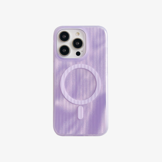 Magsafe Phone Case | Purple Skinned Corrugated Effect iPhone Case