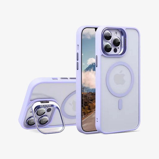 MagsSafe iPhone Case | Invisible Bracket Light Purple