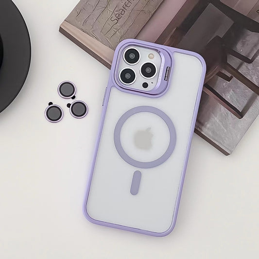 MagsSafe iPhone Case | Invisible Bracket Light Purple