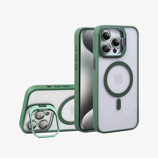 MagsSafe iPhone Case | Invisible Bracket Green