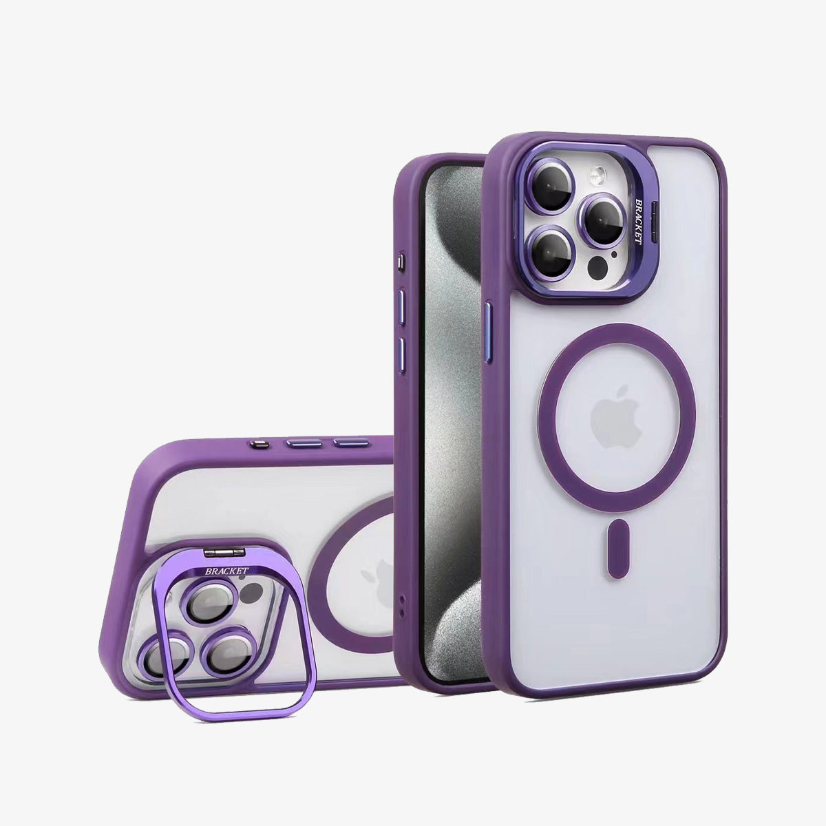 MagsSafe iPhone Case | Invisible Bracket Purple