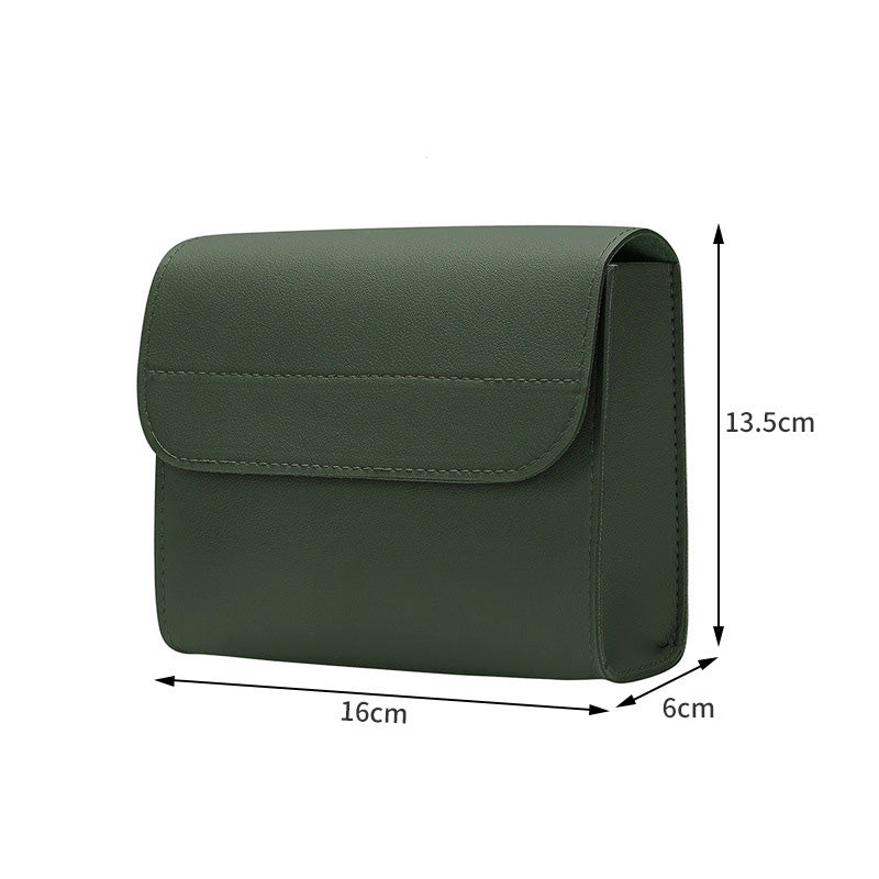 MacBook Case | Olive Green PU Leather Laptop Sleeve | Thickened Protective Case for Apple MacBook