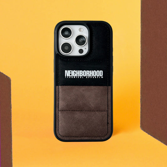 3D iPhone Case | NH Faux Suede 3D Puffer Brown