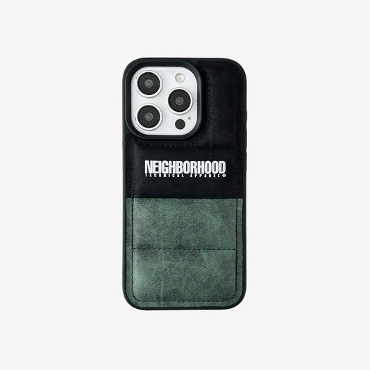 3D iPhone Case | NH Faux Suede 3D Puffer Green