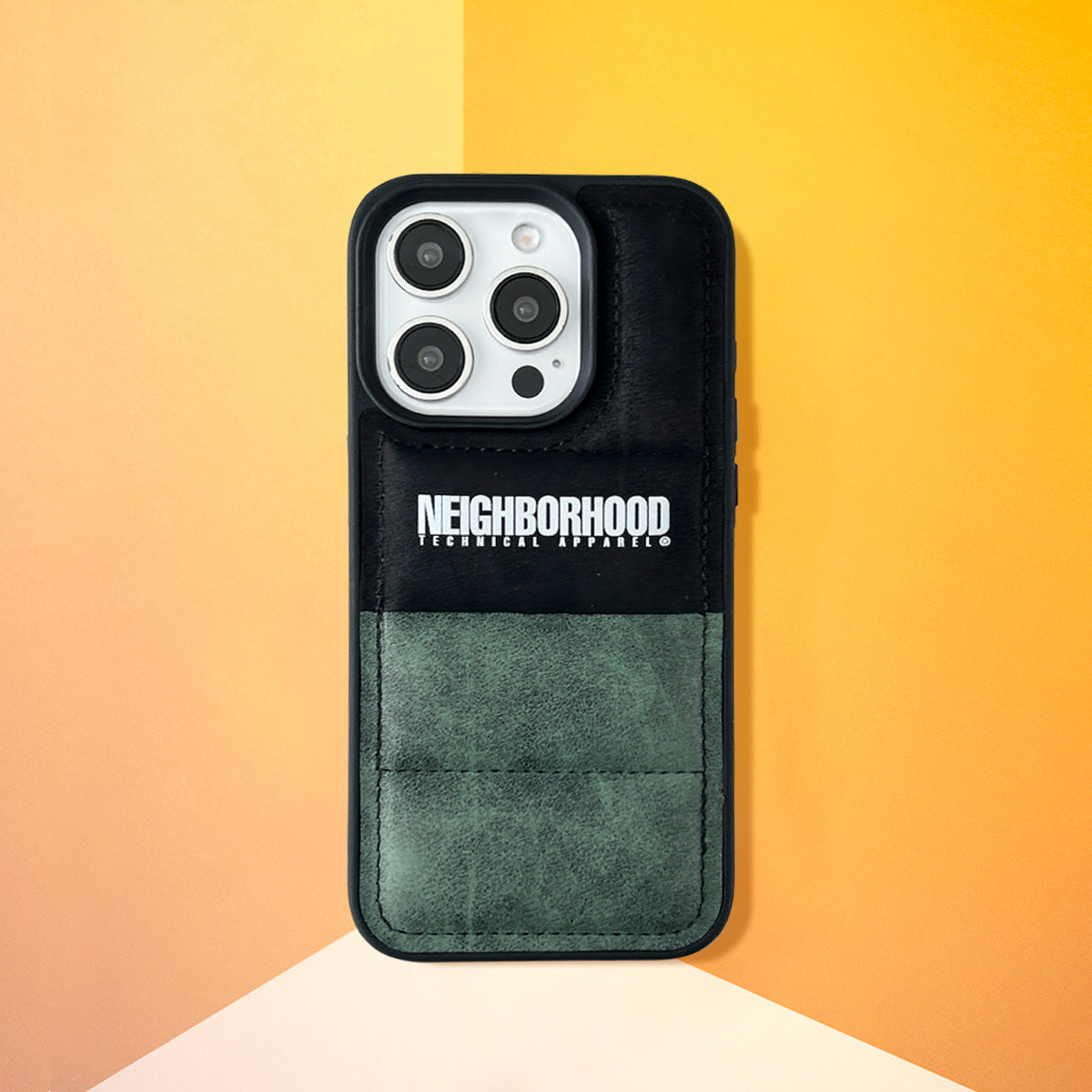 3D iPhone Case | NH Faux Suede 3D Puffer Green