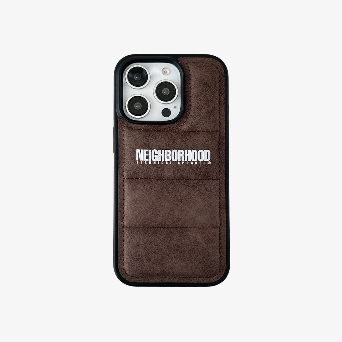 3D iPhone Case | NH Faux Suede 3D Puffer Brown 2