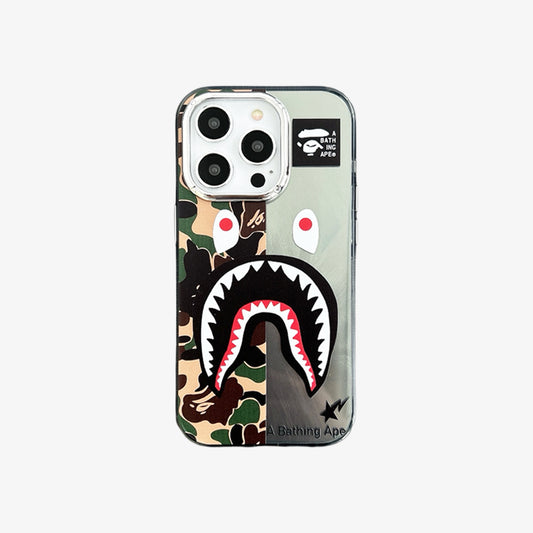 Reflective Phone Case | APE Shark Green 1