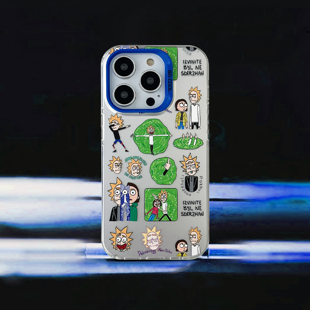 Limited iPhone Case | Ricky & Morty Silver