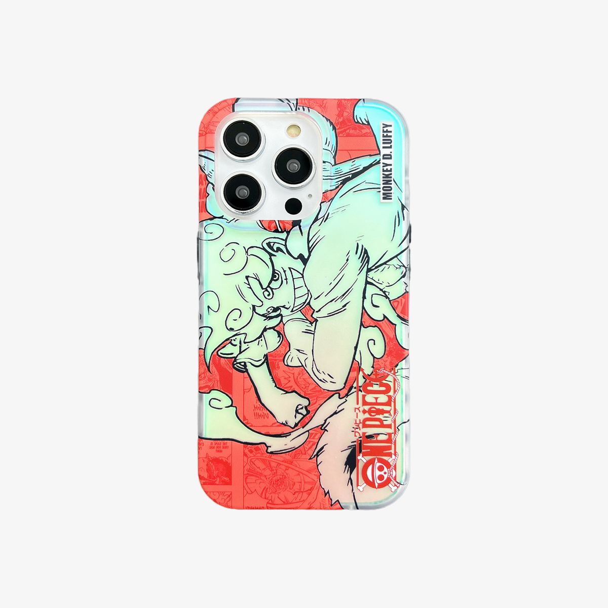 Reflective Phone Case | OP Luffy Nika Laser 2